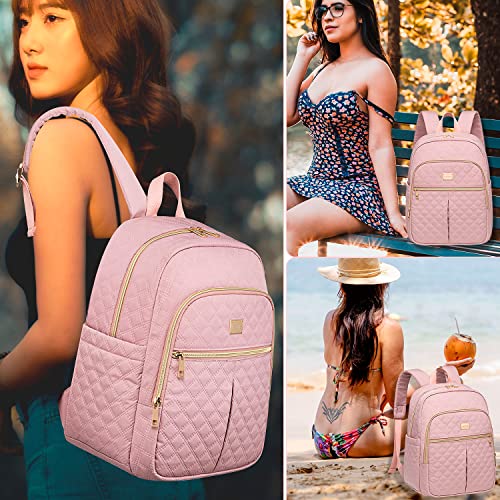 Weitars Lunch Backpack For Women Men,20L Cooler Backpack Insulated Lunch Bag For Women With Side Pockets Waterproof,Meal Prep Backpack,Adult Backpack Cooler For Lunch Picnic Hiking Camping Beach - color: Pink