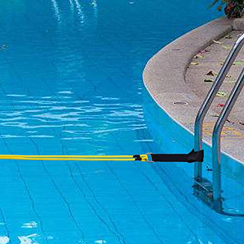 YYST Swimming Bungee Resistance Training Belt Swim Exerciser Tether (One Waist Belt, Bungee Cord, Storage Bag)