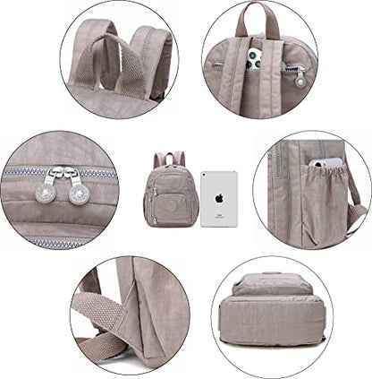 Mini Hiking Waterproof Backpack Purse for Women and Men,Travel Backpack 5L - color: Grey
