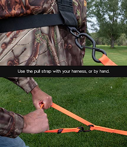 Minimalist Deer Drag Harness (Big & Tall to 60" Girth)