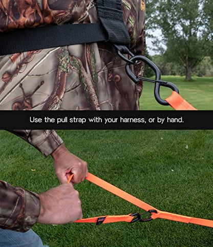 Minimalist Deer Drag Harness (Big & Tall to 60" Girth)