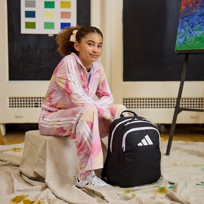 adidas Kids Affiliate Backpack – School Bag for Girls and Boys, 27L, Halftone Gradient Bliss Lilac/Bliss Lilac Purple, OSFA - color: Halftone Gradient Bliss Lilac/Bliss Lilac Purple