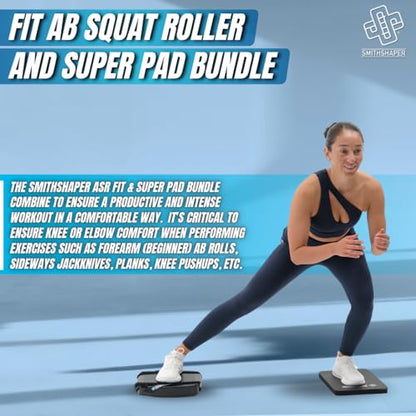 FIT Ab Squat Roller (FIT Ab Squat Roller+Super Pad)