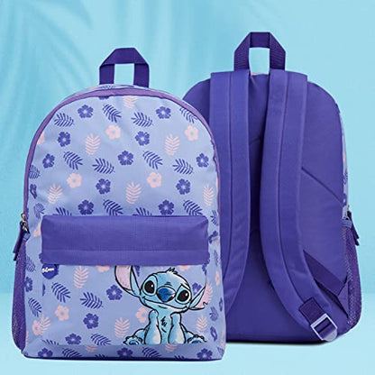 Disney Stitch Backpack for Girls Teens School Bag Kids Book Bag School Supplies Gifts (Purple) - color: Purple