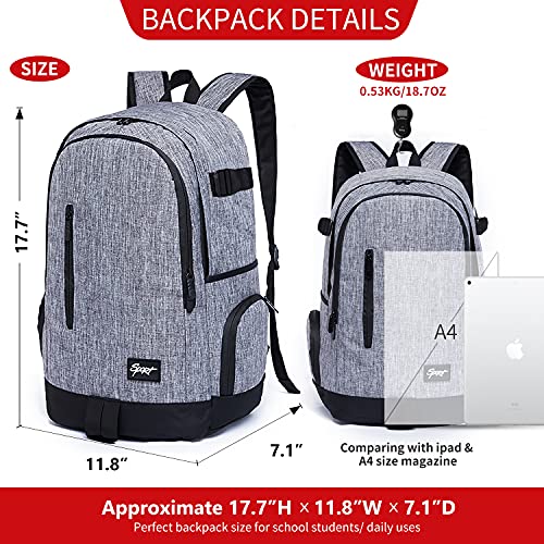 rickyh style School Backpack Travel Bag for Men & Women Lightweight College Back Pack with Laptop Compartmen - color: 01nhui