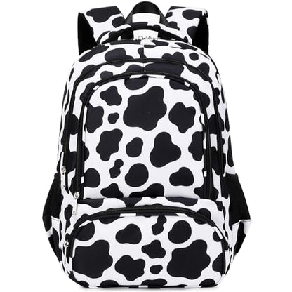 abshoo Lightweight Kids Backpack For Girls Kindergarten Elementary School Bookbag (Cow Print) - color: Cow Print