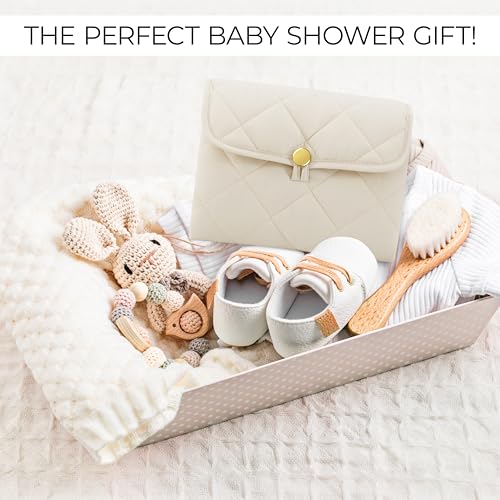 Portable Diaper Changing Pad - Soft and Easy to Clean Diaper Changing Mat for Babies - The Perfect Lightweight and Foldable Pad for Traveling - color: Beige