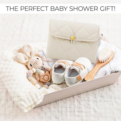 Portable Diaper Changing Pad - Soft and Easy to Clean Diaper Changing Mat for Babies - The Perfect Lightweight and Foldable Pad for Traveling - color: Beige