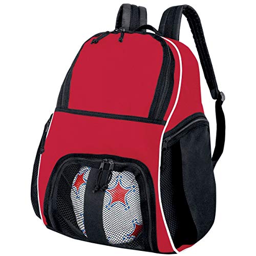 HIGH FIVE Backpack - color: Scarlet | Black | White