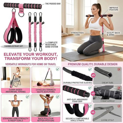 New Pedal Resistance Band with Handle, Sturdy Material, Multifunctional Adjustable, Weight 30lbs 60lbs 90lbs, Suitable for Full-Body Workouts, A Portable Fitness Tool Suitable for Both Men and Women