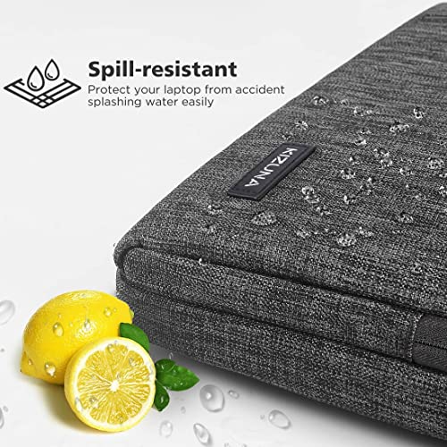 KIZUNA Laptop Bag Case 14 Inch Shoulder Sleeve Briefcase for 15" MacBook air M3 M2 2024/Lenovo Flex 14/14" HP EliteBook 840 G5/HP Pro 14 G3/Dell Latitude 7490/15" Surface Laptop 3, Grey - color: Grey, size: 14 Inch