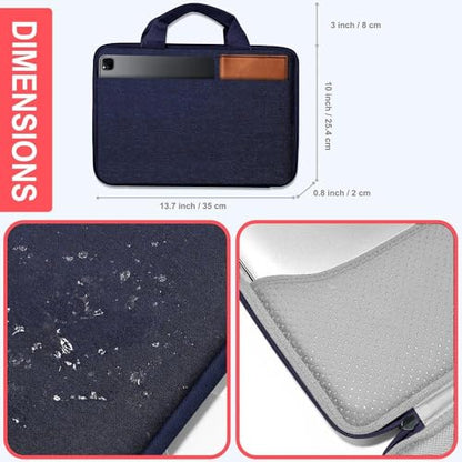 Hseok Laptop Case for MacBook Pro 14 inch TSA Sleeve Handbag,Blue - color: Blue