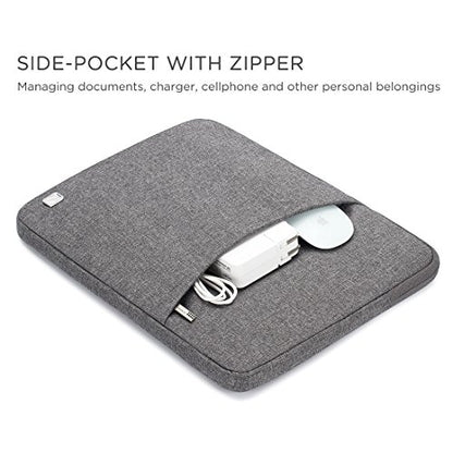 NIDOO 10 Inch Laptop Tablet Sleeve Case Cover Water Resistant Computer Bag for 11 inch iPad Air M3 M2 2025 / Pro M4 M2 / 11" 10.9" 10.2" iPad/Microsoft Surface Go 3 2 / Lenovo Tab M11, Grey - color: Grey, size: 10.1 Inch