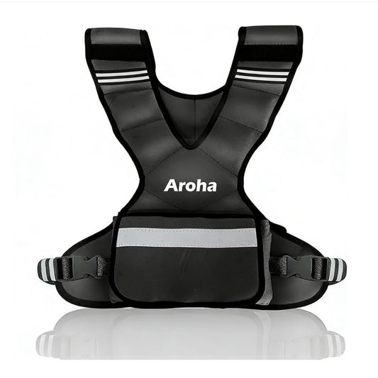 1 Piece1 Pcs Weight Vest for Women & Men, Black Adjustable 4-10lb/11-20lb/20-32lb Vest 1 Pack