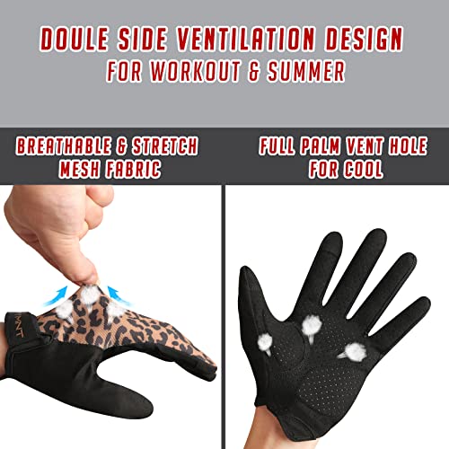 Ventilated Workout Gloves for Women Men Full Finger.Weight Lifting Gloves with Full Palm Vent & Breathable Mesh Back for Gym, Weightlifting, Fitness, Exercise,Training.Cycling - size: Small