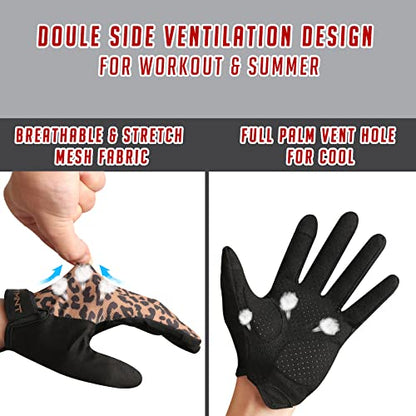Ventilated Workout Gloves for Women Men Full Finger.Weight Lifting Gloves with Full Palm Vent & Breathable Mesh Back for Gym, Weightlifting, Fitness, Exercise,Training.Cycling - size: Small