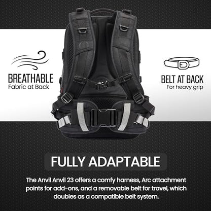 Tamrac Anvil 23 Camera Backpack for Photographers, DSLR Camera Bag with Laptop Compartment, Professional Photography Backpack, Camera Bag with Tripod Holder, Camera Carrying Case, Black - style: Anvil 23