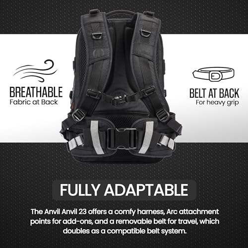 Tamrac Anvil 23 Camera Backpack for Photographers, DSLR Camera Bag with Laptop Compartment, Professional Photography Backpack, Camera Bag with Tripod Holder, Camera Carrying Case, Black - style: Anvil 23