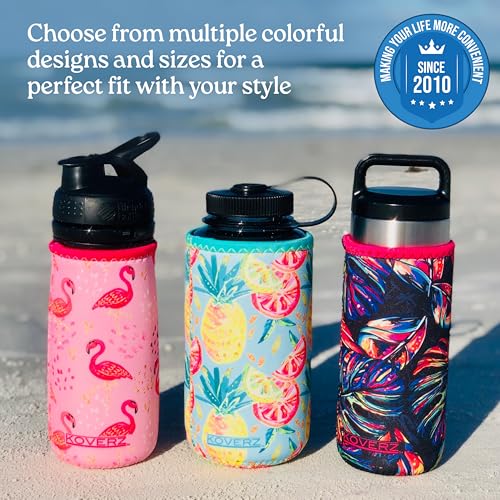 Water Bottle Sleeve, Neoprene Insulated Sleeve, Fits 32-40 Oz. Water Bottle, Washable and Reusable, XL Size, Denim - color: Denim, size: XL 32-40oz