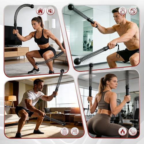 Battle Ropes Cordless & Ropeless for Home Gym – Portable Workout & Exercise Rope for Strength Building, HIIT & Low-Impact Training
