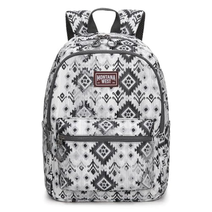 Montana West Backpack Purse for Women Western Aztec Backpack Purse Lightweight Casual Daypack for Travel - color: Black