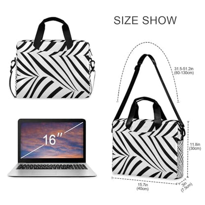 JIPONI Laptop Bag For Women Men, 15.6 16 IN Tote Work bags, Briefcase Messenger Computer Case 01 - color: Multi 4
