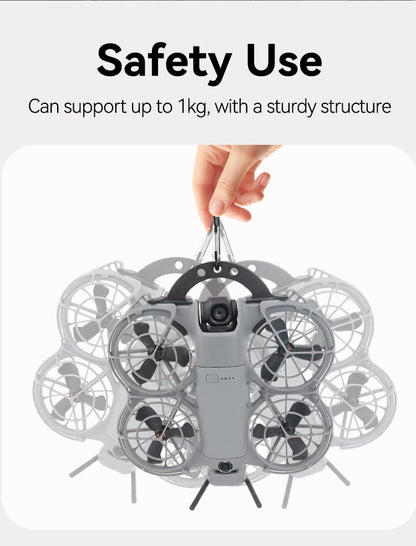 Backpack Clip Hook Compatible with DJI NEO 2 - Quick-Release Design, Lightweight 11g, 1kg Load Capacity, Versatile Mounting for Hands