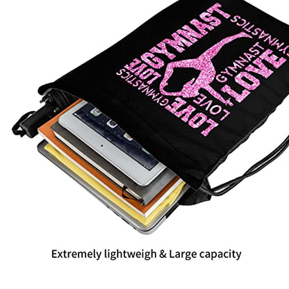 Gymnastics Drawstring Backpack Gym String Bag Drawstring Sackpack Sport For Womens Mens - color: A1 Gymnastics