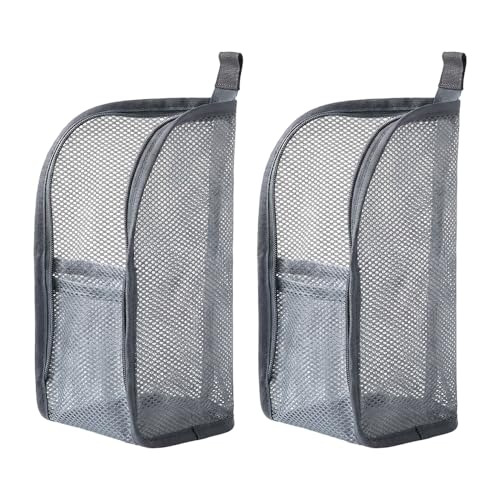Fauppt Portable Lightweight Travel Toiletry Bag Standing Toiletry Bag,2026 EVA Mesh Cosmetic Waterproof Bags for Women Men,Lightweight Travel Toiletry Bags for Travel Essentials (Grey-2pc) - color: Grey-2pc
