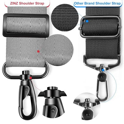 ZINZ 74" Shoulder Strap with Fixed Pad and Dual Balanced Buckles，Butterfly - color: Butterfly