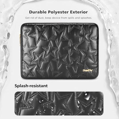15 16 inch Laptop Sleeve Case for 15" MacBook Pro/Air M5 M4, 16" MacBook Pro M5 M4 Max, 15" Surface Laptop 6, 15" IdeaPad Slim 5i Gen 9 ｜ 3i Gen 8/9, 16" XPS 16, HP Laptop Bag Cover, Black - color: Black, size: 15-16 inch / Macbook 15 16
