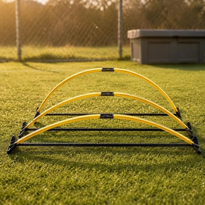 -Back Hurdle Simple-Arch to Set up Adjustable Agility Hurdle for Athletes, Speed Training - style: Advanced Model Hurdle Set A 3 Sections/3 Pieces