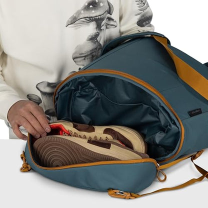 Osprey Daylite Large Tote Weekend Pack - Shoulder or Backpack Carry with Laptop Sleeve & Shoe Compartment, Torrent Blue - color: Torrent Blue