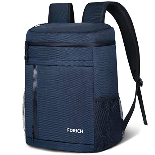 FORICH Soft Cooler Backpack Insulated Waterproof Backpack Cooler Bag Leak Proof Portable Small Cooler Backpacks to Work Lunch Travel Beach Camping Hiking Picnic Fishing Beer for Men Women - color: Y - Blue