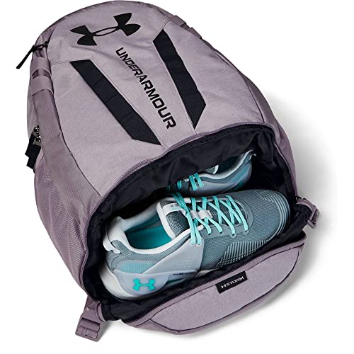 Under Armour Unisex Hustle 5.0 Backpack - color: Slate Purple (585)/Black