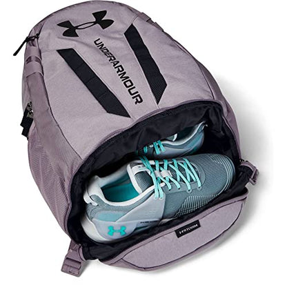 Under Armour Unisex Hustle 5.0 Backpack - color: Slate Purple (585)/Black