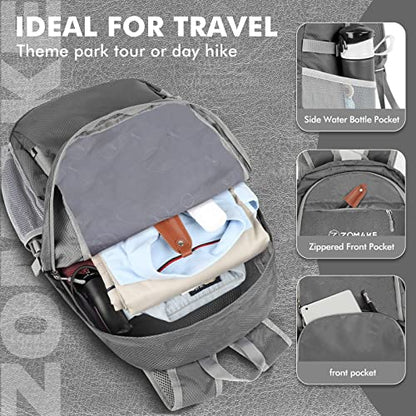 ZOMAKE Lightweight Packable Backpack 30L, Foldable Travel Hiking Daypack - color: Dimgray