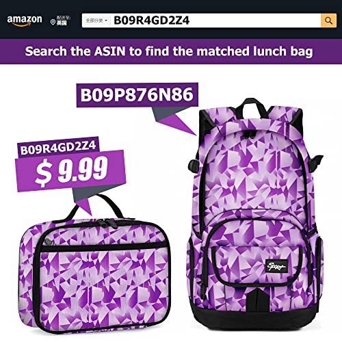 rickyh style School Backpack Travel Bag for Men & Women Lightweight College Back Pack with Laptop Compartmen - color: 04fzi