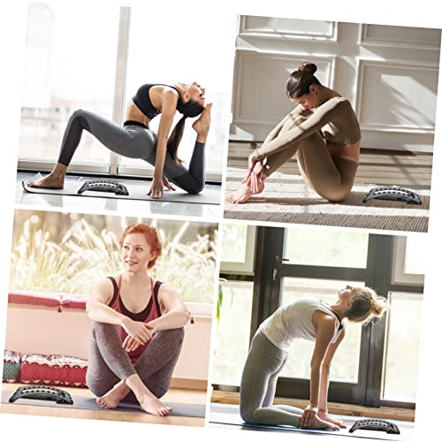 PartyKindom Back Arch Stretcher Spine Relief Device for Lower Back Neck Posture Correction Gentle Stretching Massage Tool for Home Use