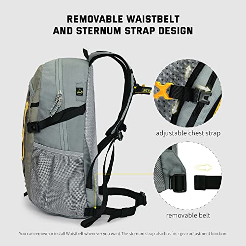 SKYSPER Small Hiking Backpack, 20L Lightweight Travel Backpacks Hiking Daypack for Women Men - color: Lantc20-celadongreen, size: 20l