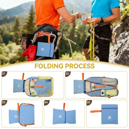 Small Hiking Backpack Travel Daypack 15L Colorful Lightweight Packable Foldable Casual Backpack for Women Men - color: Light Blue