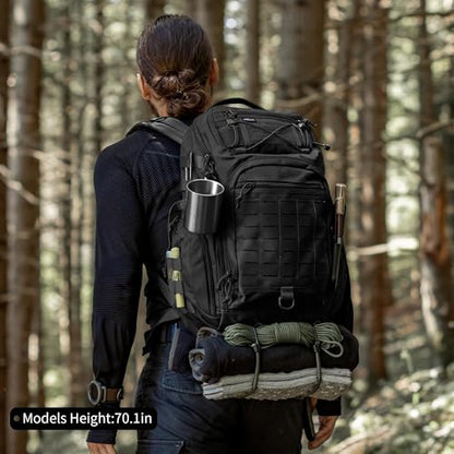 Mardingtop 30L Molle Military Backpack, Tactical Backpack for Men - color: Black