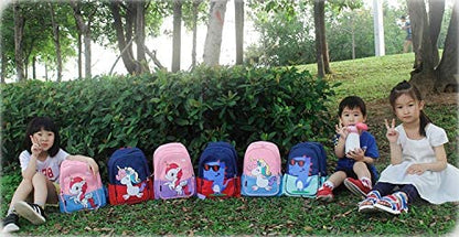 13 inch Kids Toddler Preschool Travel Backpack Kindergarten Cool Cute Cartoon Schoolbag Bookbag For Girls Boys Ages 3-5 Use - color: Dinosaur Blue, size: Medium