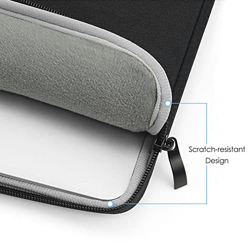 ProElife 15-Inch Laptop Sleeve Case for 2026-2023 MacBook Air 15 inch with M5 M4 M3 M2 Accessory Traveling Carrying Case Water-Resistant Bag Cover for MacBook Air 15'' 2026 2025 2024 M5 M4 (Black) - color: Black