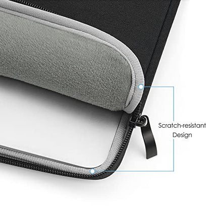 ProElife 15-Inch Laptop Sleeve Case for 2026-2023 MacBook Air 15 inch with M5 M4 M3 M2 Accessory Traveling Carrying Case Water-Resistant Bag Cover for MacBook Air 15'' 2026 2025 2024 M5 M4 (Black) - color: Black