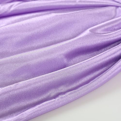 Aerial Silks Kit & Aerial Yoga Hammock - 11Yd Premium Fabric with Hardware - Easy Setup for Flying Yoga, Aerial Swing & Fitness - Supports Up to 14ft Rigging - color: Lavender