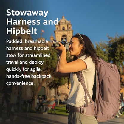 Osprey Fairview 70L Women's Travel Backpack - Large Adjustable Travel Bag with Detachable Daypack, Black - color: Black, style: 70l