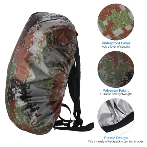 PATIKIL Waterproof Rucksack Cover, Non-Slip Backpack Rain Cover for Travel, Hiking, Camping, Climbing - size: X-Small