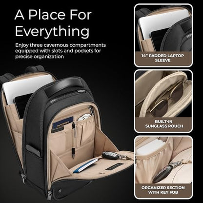 Briggs & Riley @work Slim Backpack - color: Black, size: Slim