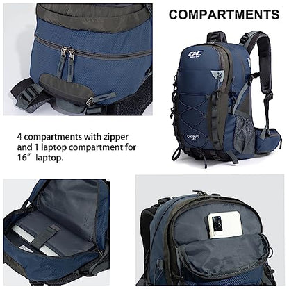 Diamond Candy Waterproof Hiking Backpack for Men and Women, Lightweight Day Pack for Travel Camping | Waterproof - color: Royalblue